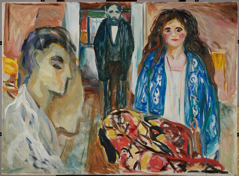 Artysta i jego model. Zazdrość - Edvard Munch