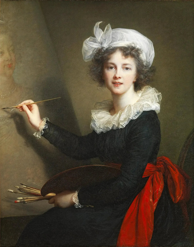 Artysta wykonujący portret królowej Marie-Antoinette - Élisabeth Vigée Le Brun