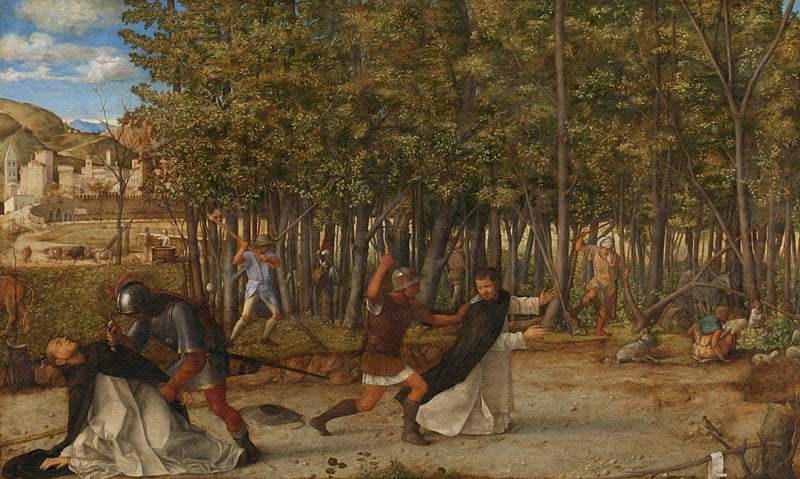Morderstwo świętego Piotra męczennika - Giovanni Bellini