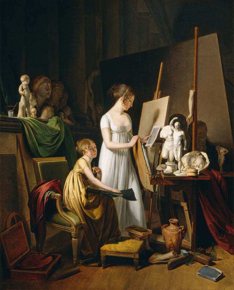 Pracownia malarza - Louis-Leopold Boilly
