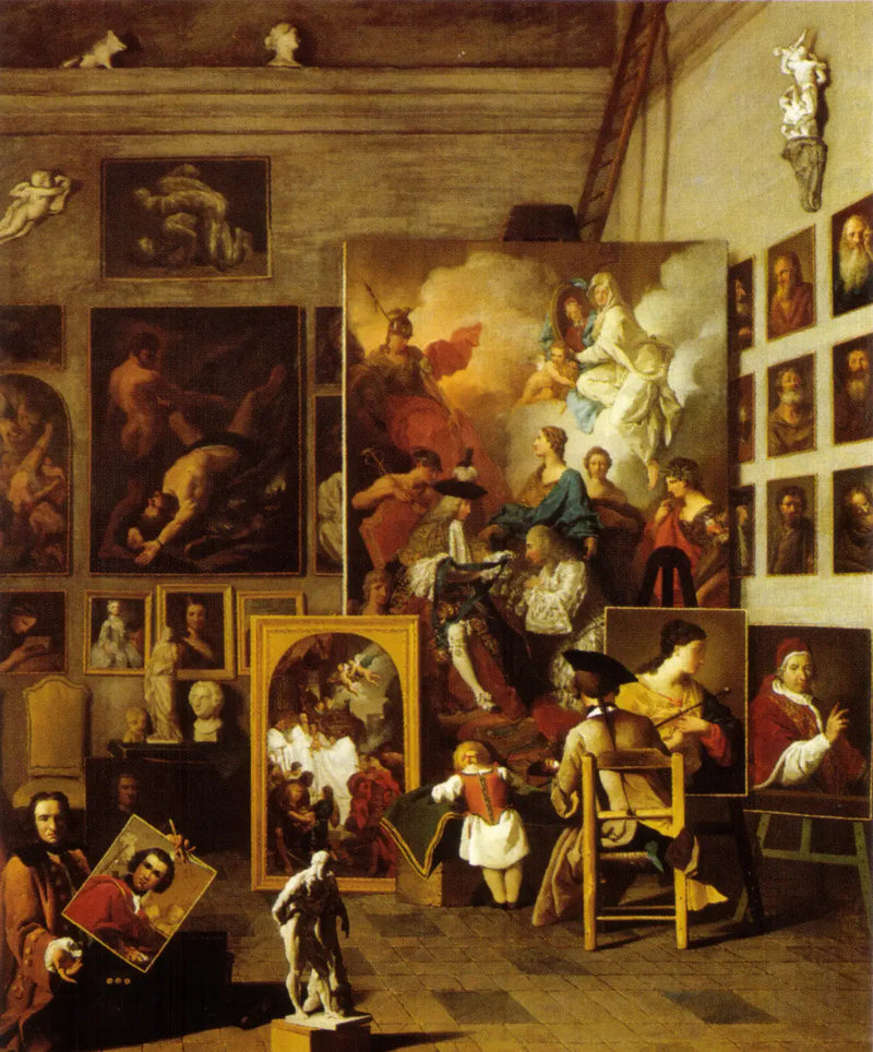 Atelier malarza - Pierre Subleyras