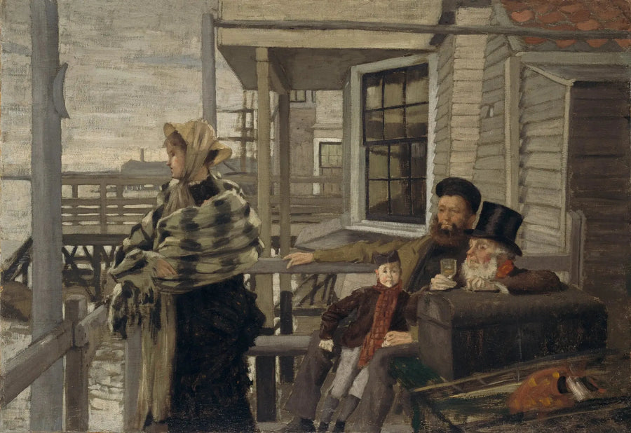 Karczma Trzech Kruków, Gravesend - James Tissot