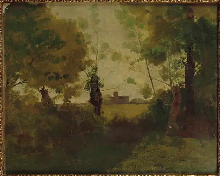 Jesień w Médoc - Odilon Redon