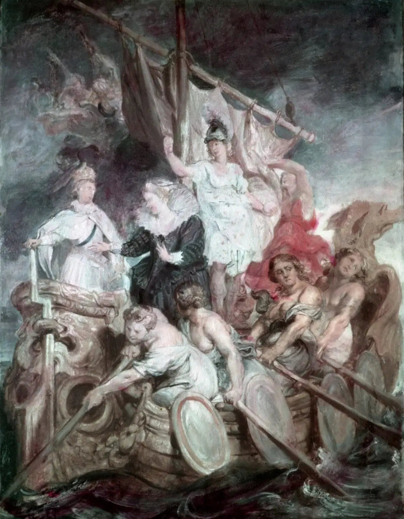 Nadejście pełnoletności Ludwika XIII - Peter Paul Rubens