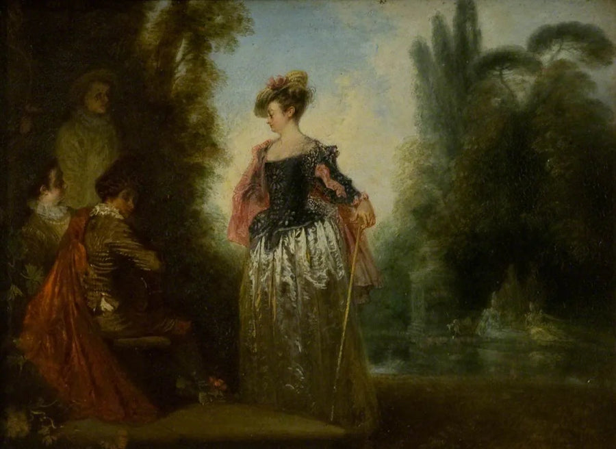 Przygodniczka - Antoine Watteau