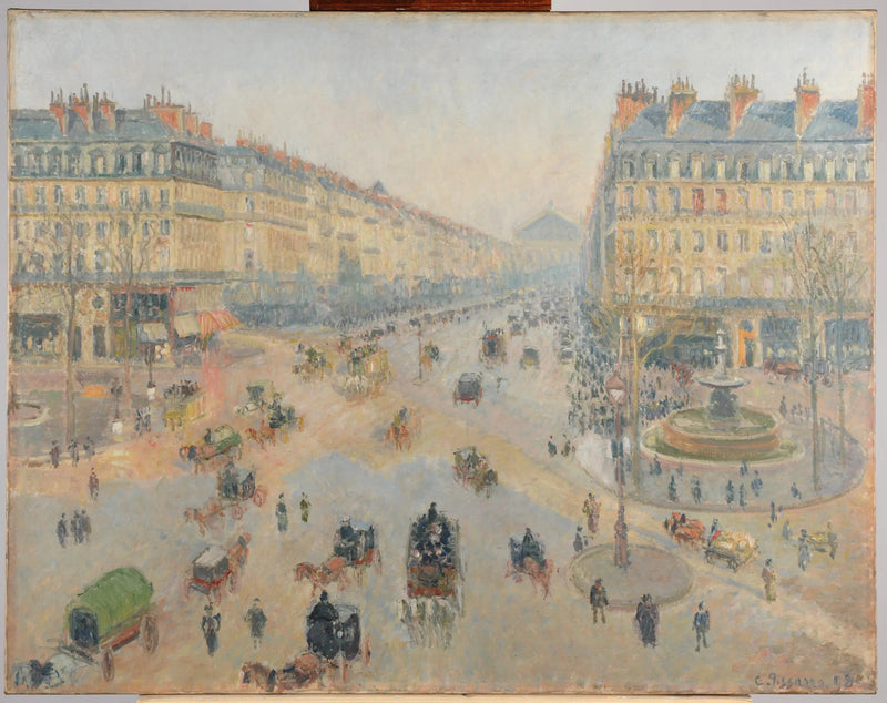 Aleja Opery - Camille Pissarro