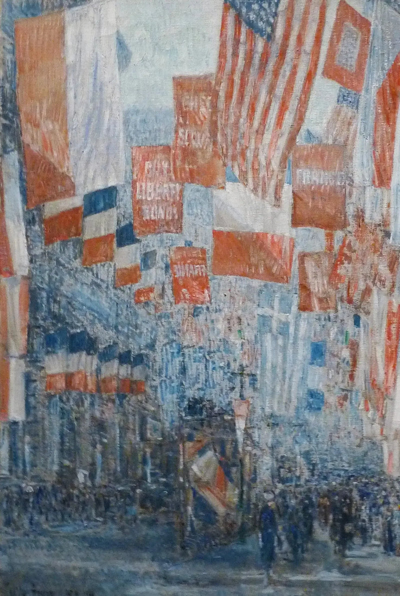 Avenue des Alliés, 5. aleja, Nowy Jork - Childe Hassam