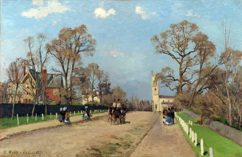 Aleja, Sydenham - Camille Pissarro