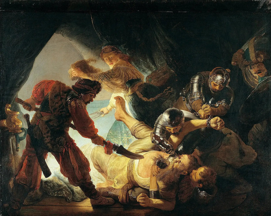 Ślepota Samsona - Rembrandt