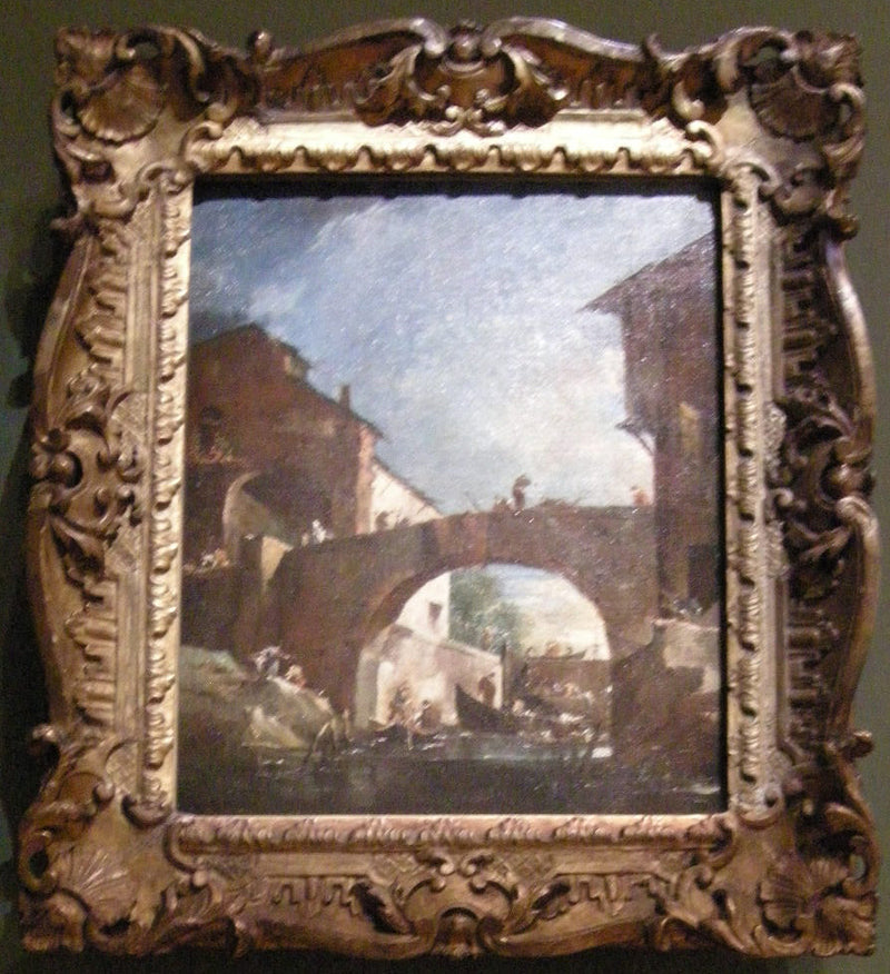 Śluza Dolo na Brencie: Capriccio - Francesco Guardi