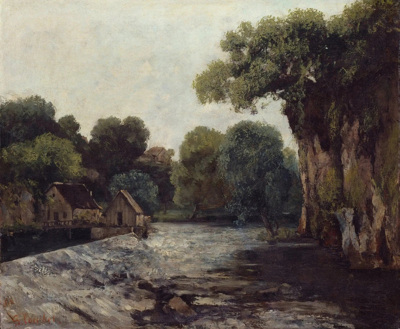 Śluza Loue - Gustave Courbet