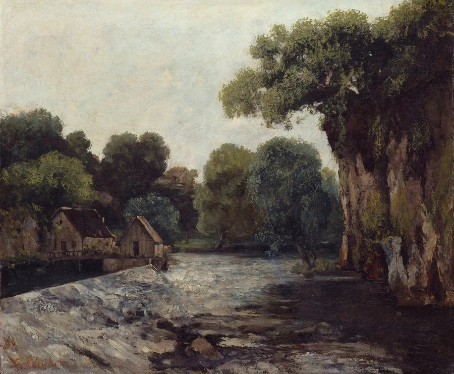 Śluza Loue - Gustave Courbet
