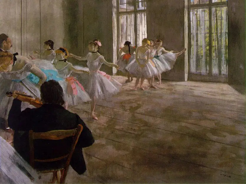 Szkoła tańca. Powtórka - Edgar Degas
