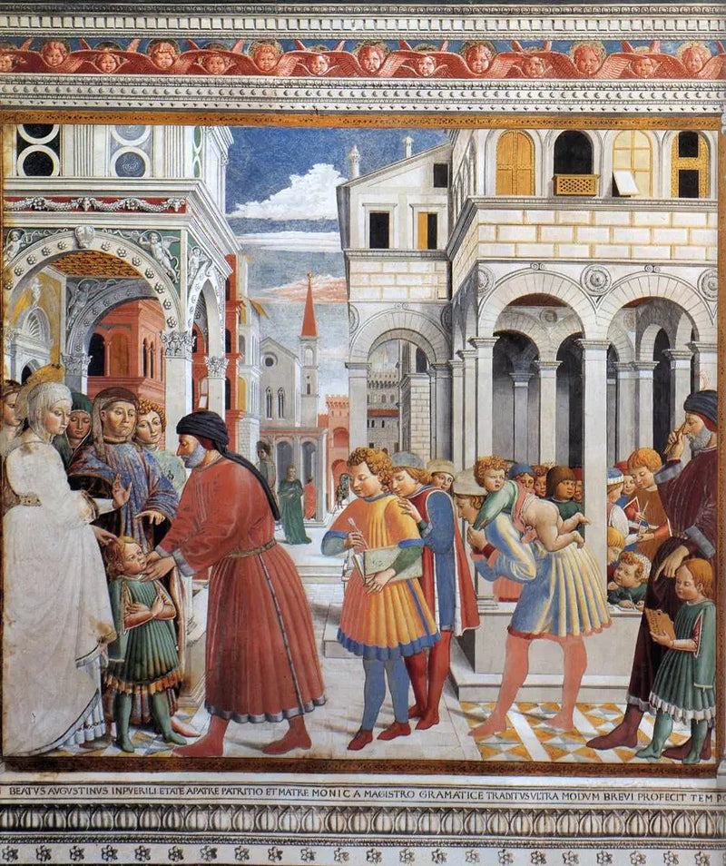 Szkoła Tagaste - Benozzo Gozzoli