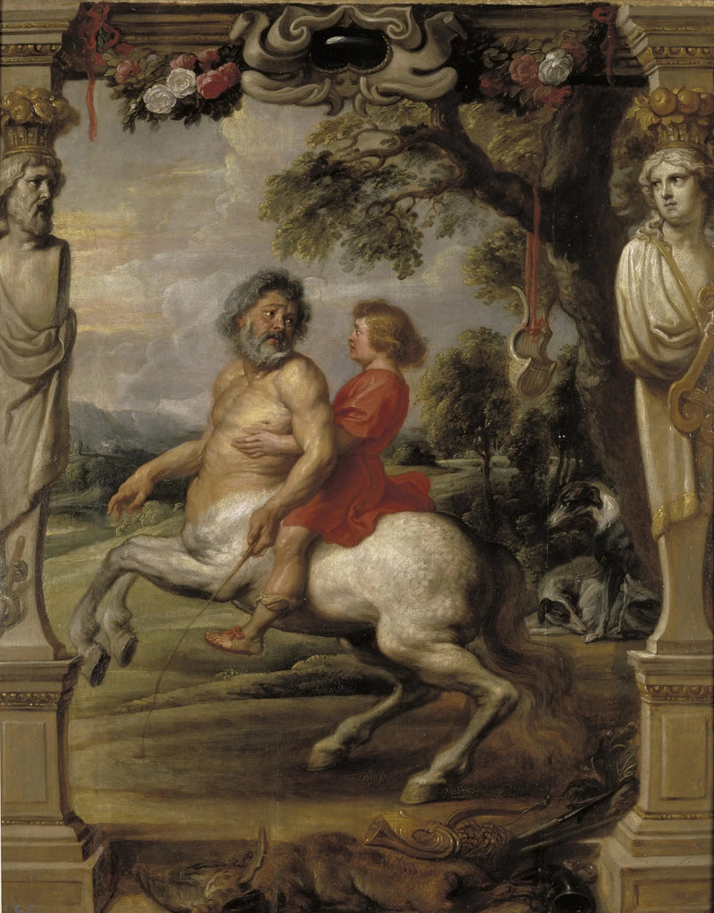 Edukacja Achillesa - Peter Paul Rubens