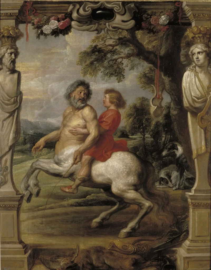 Edukacja Achillesa - Peter Paul Rubens