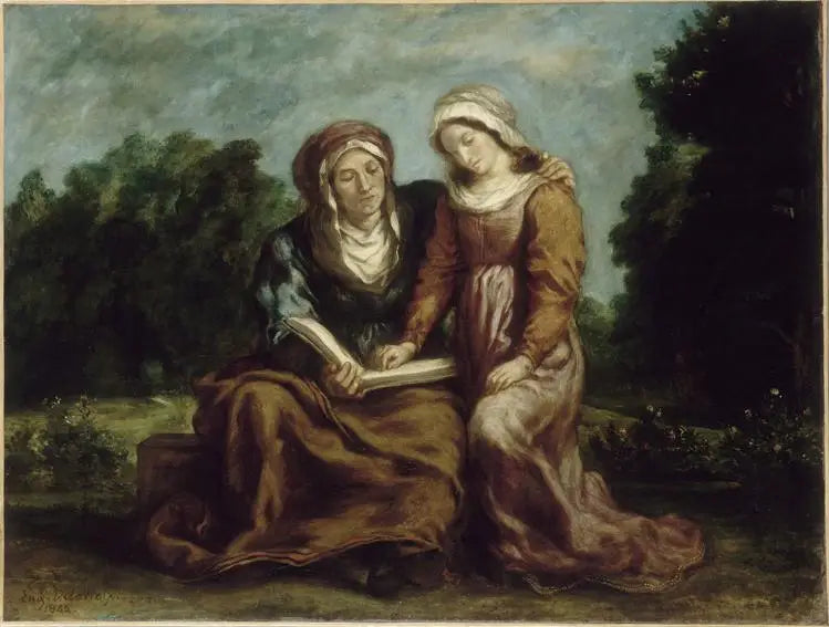 Edukacja Dziewicy - Eugène Delacroix