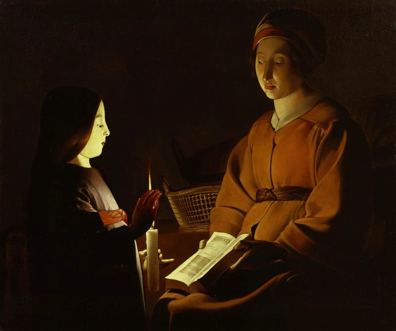 Edukacja Maryi - Georges de La Tour