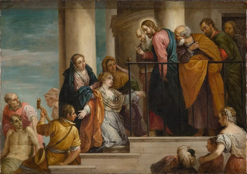 Edukacja młodzieńca z Naïn - David Teniers Młodszy