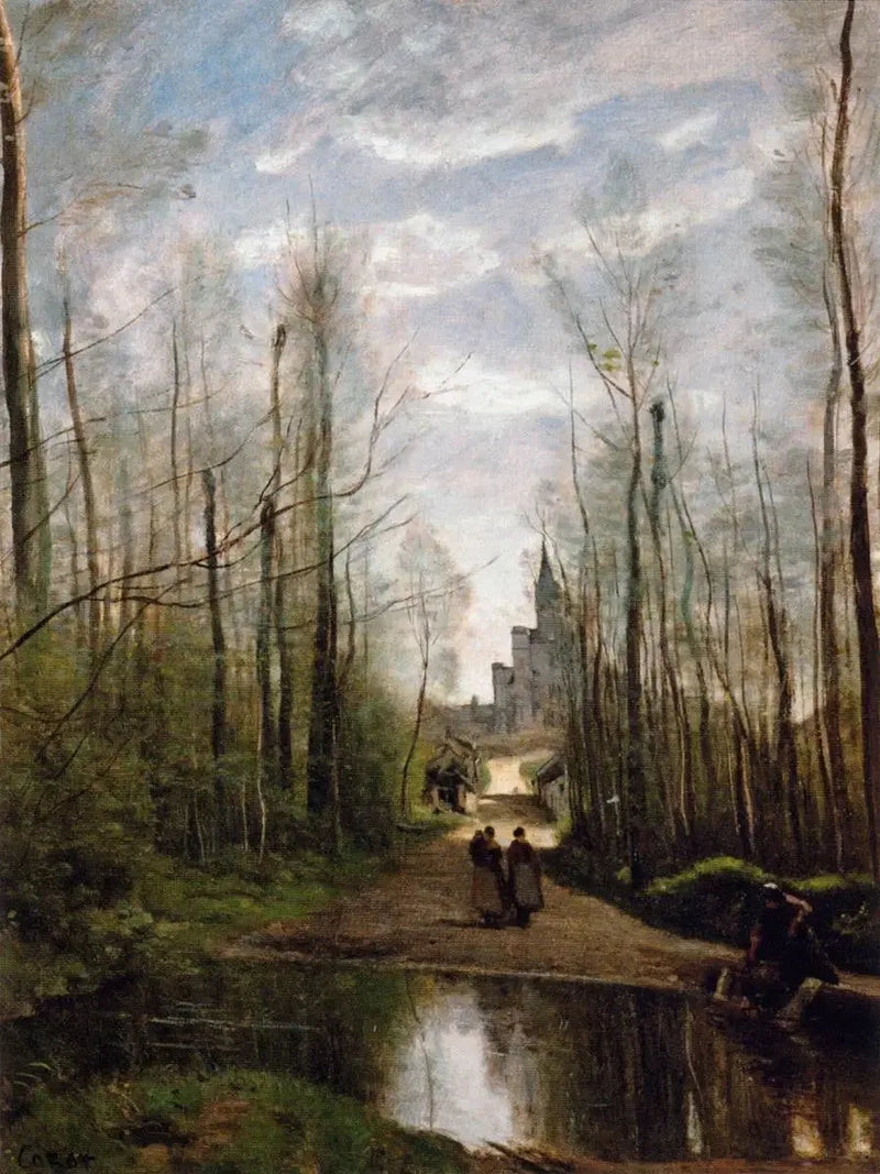 Kościół w Marissel - Jean-Baptiste Camille Corot