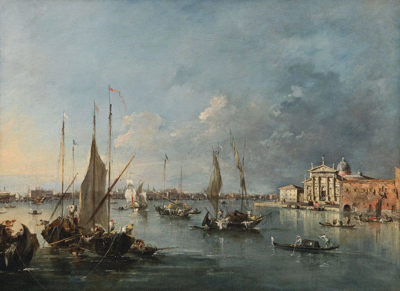 Kościół San Giorgio Maggiore widziany z Giudecca - Francesco Guardi