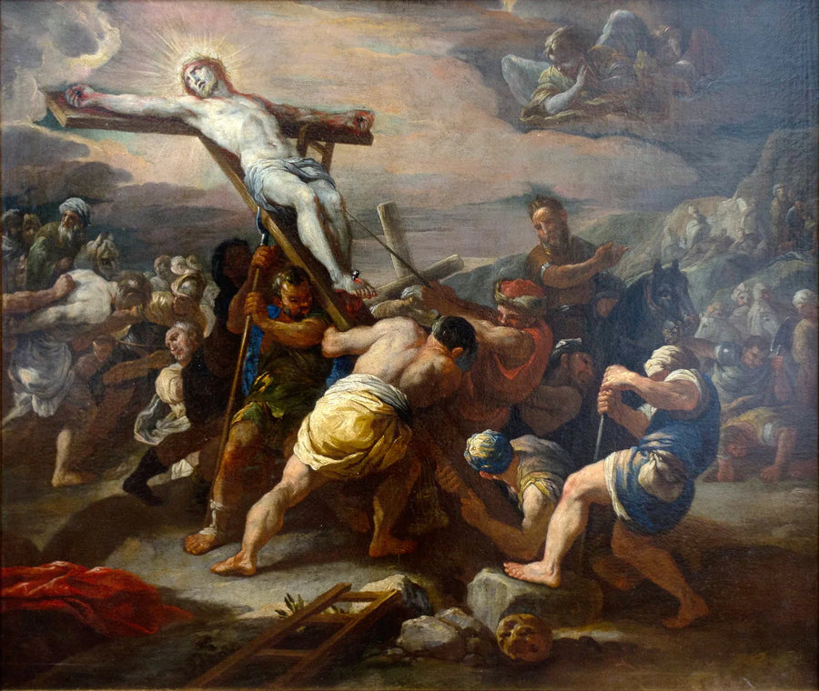 Wniebowstąpienie Krzyża - Luca Giordano