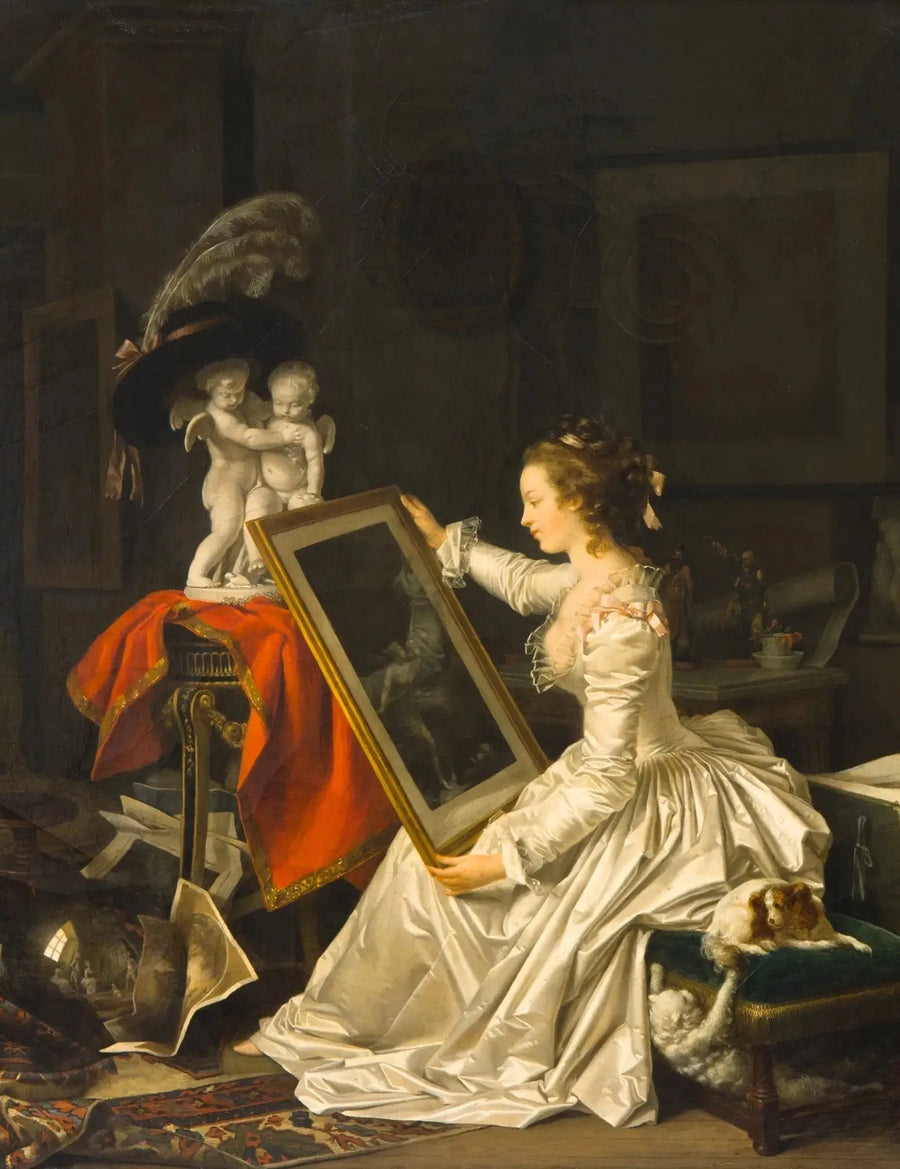 Ciekawa uczennica - Jean-Honoré Fragonard