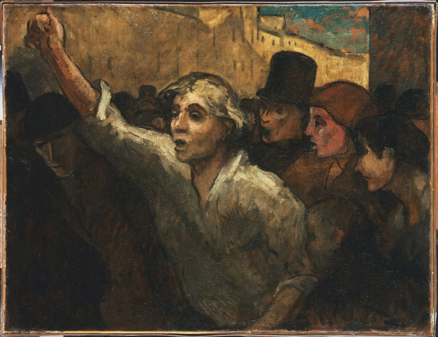 Zamieszki - Honoré Daumier