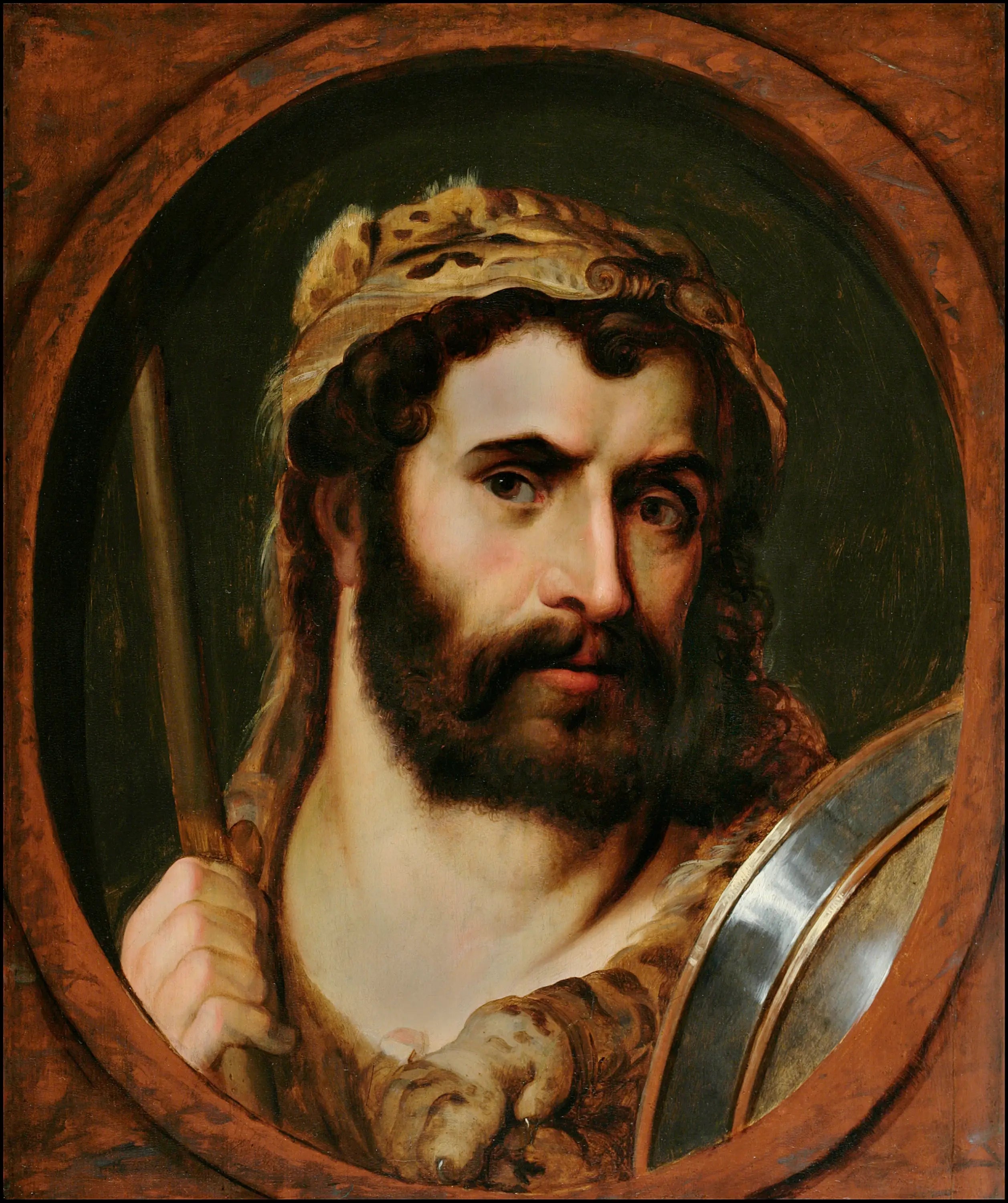 L'empereur Commode en Hercule et en gladiateur - Peter Paul Rubens image 1 reproduction artisanale de tableau