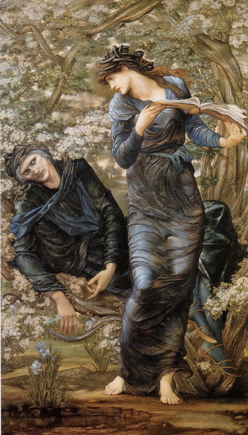 Zaczarowanie Merlina - Edward Burne-Jones