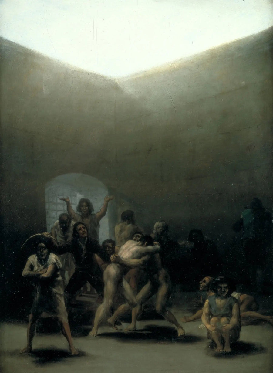 Ogrodzenie szaleńców - Francisco de Goya