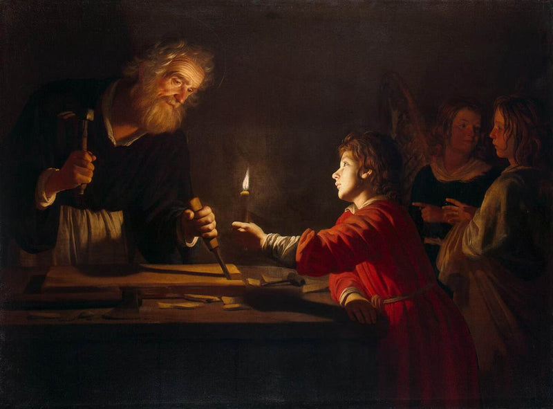 Dzieciństwo Chrystusa - Gerrit van Honthorst
