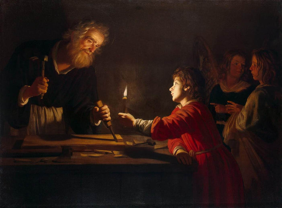 Dzieciństwo Chrystusa - Gerrit van Honthorst