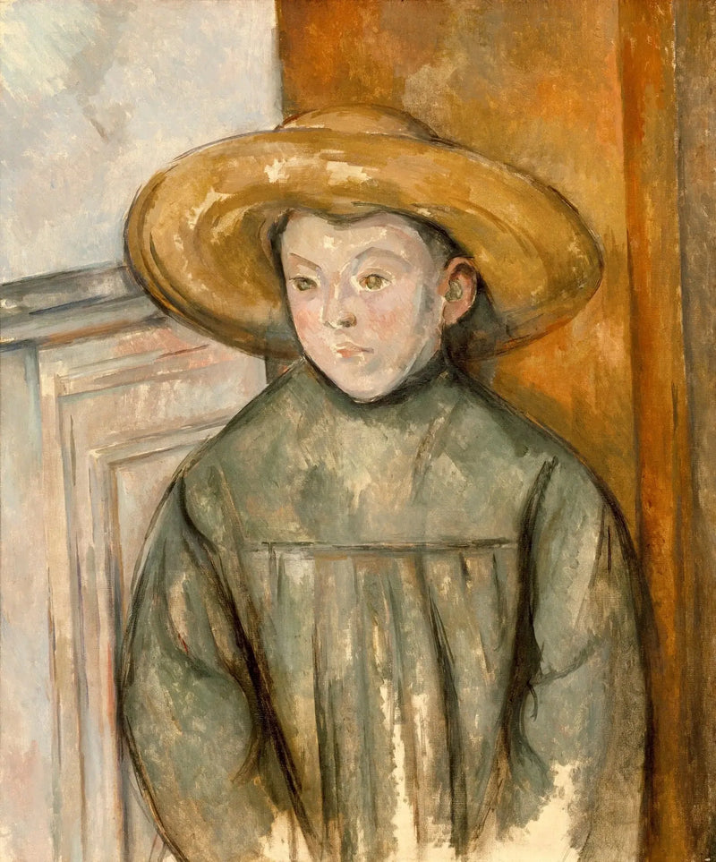 Dziecko w słomkowym kapeluszu - Paul Cézanne
