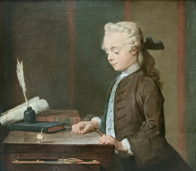 Dziecko z brzęczykiem - Jean Simeón Chardin