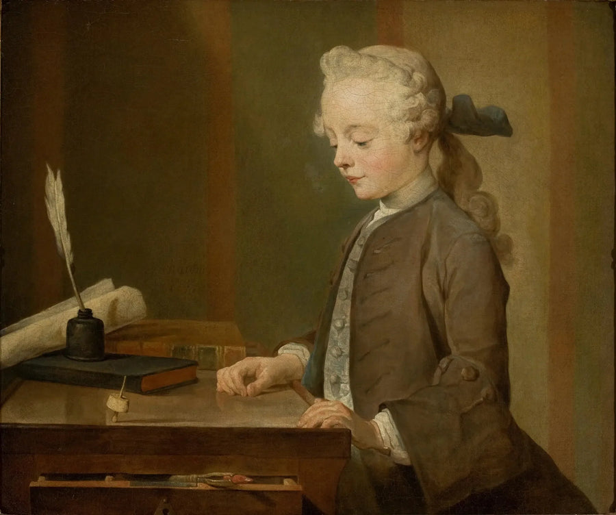 Dziecko z smoczkiem - Jean Simeón Chardin