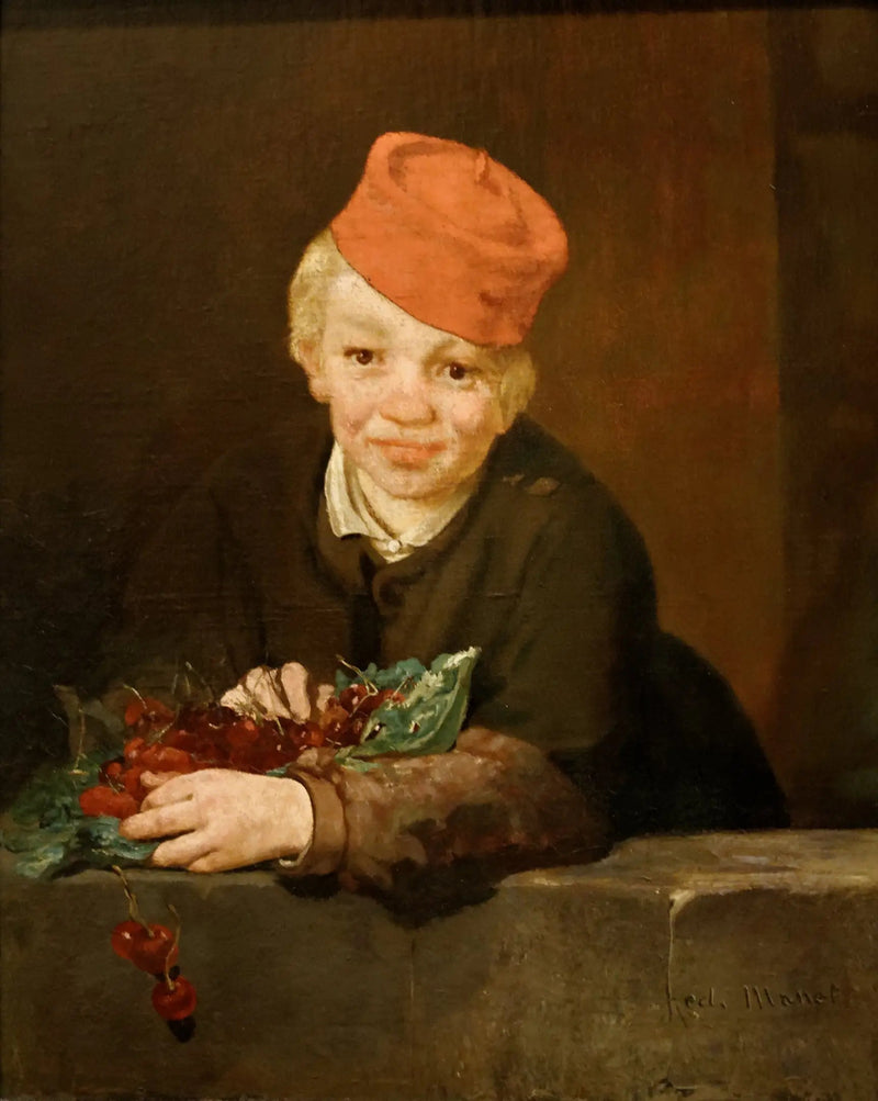 Dziecko z wiśniami - Édouard Manet