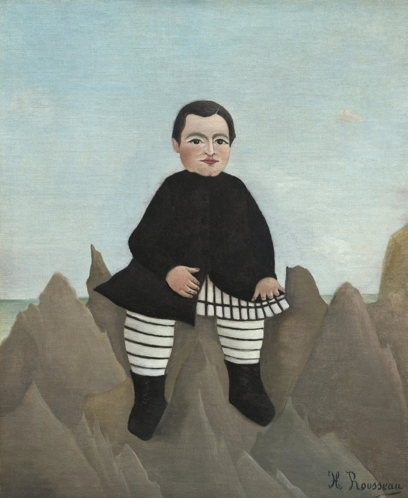 Dziecko na skałach - Henri Rousseau