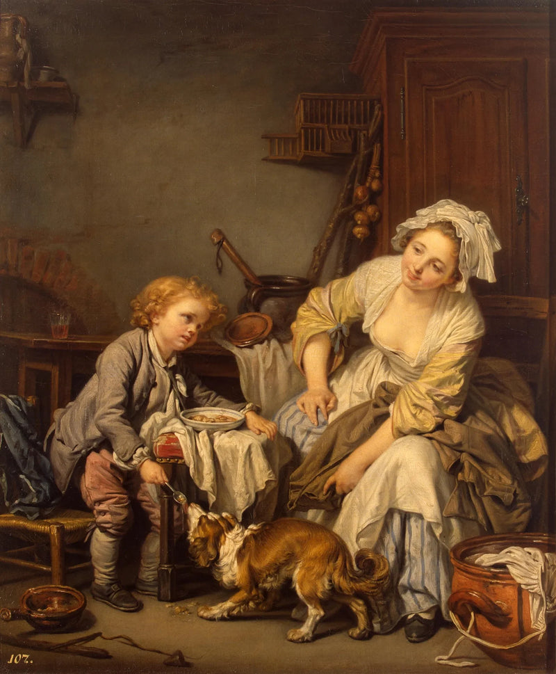 Rozpieszczone dziecko - Jean-Baptiste Greuze