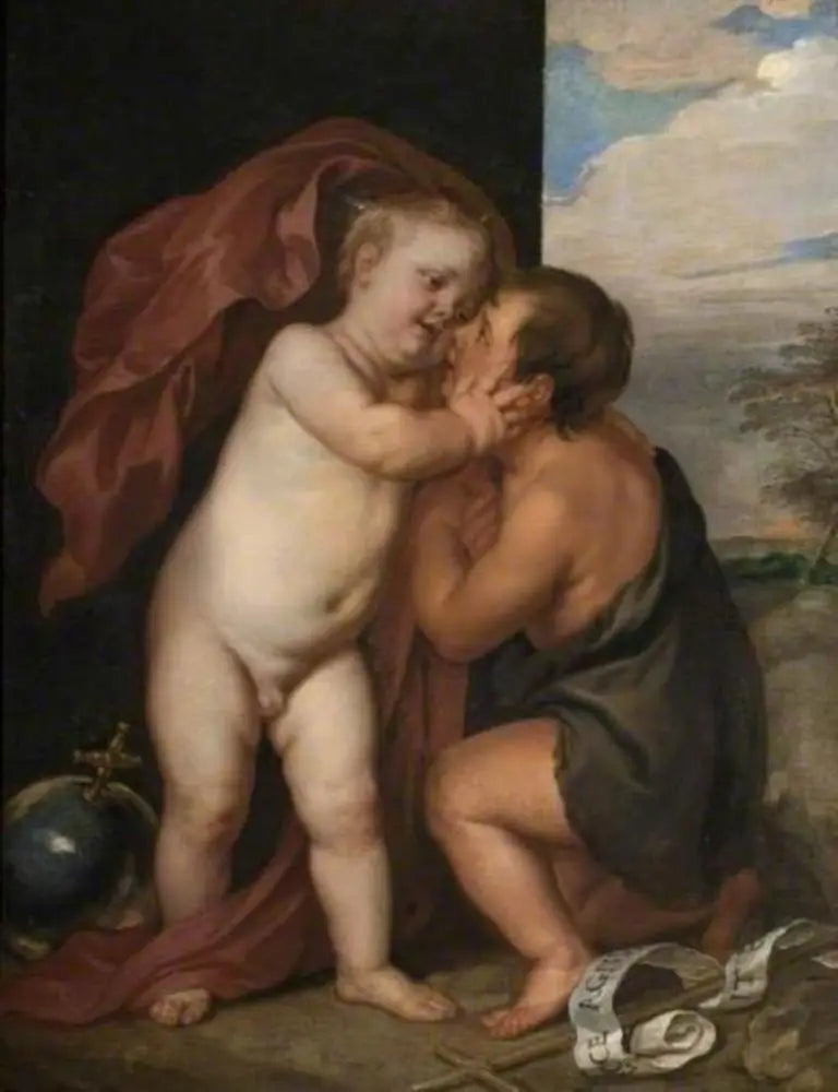 Dzieciątko Jezus z świętym Janem - Antoine van Dyck