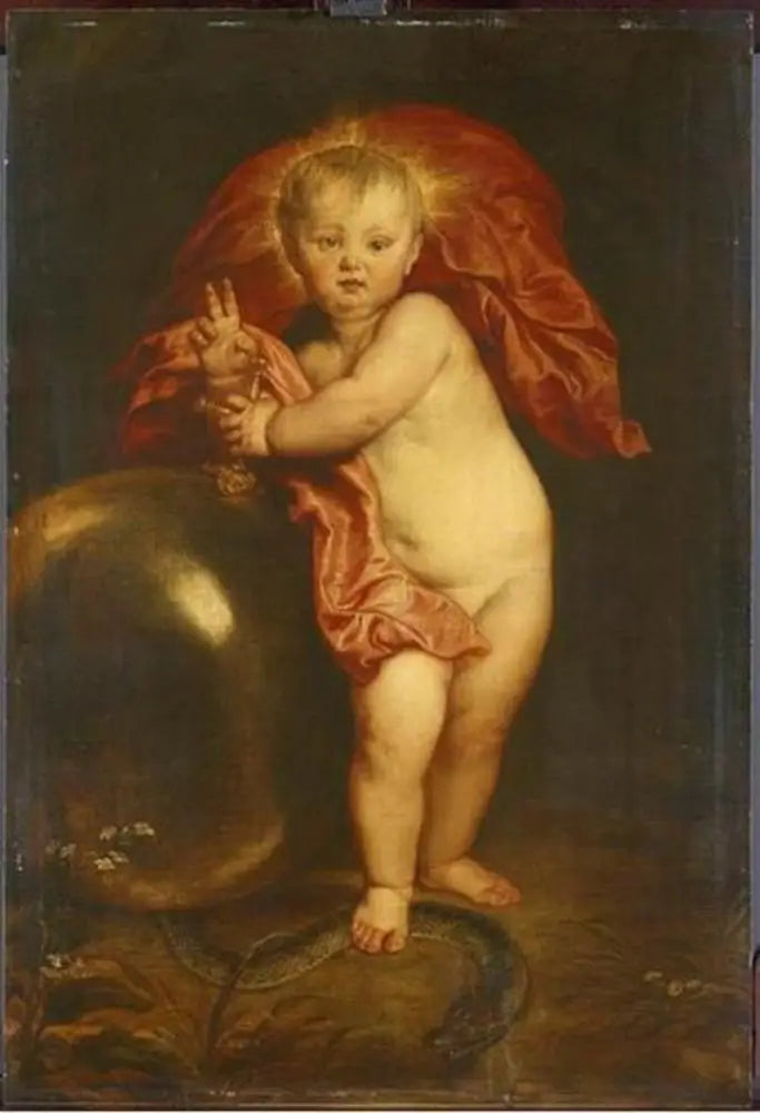 Dzieciątko Jezus jako Zbawiciel - Antoine van Dyck