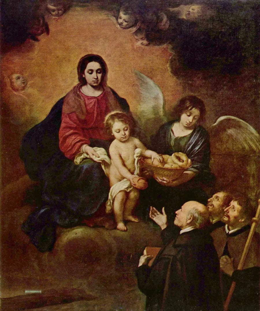 Dzieciątko Jezus rozdające chleb pielgrzymom - Bartolomé Esteban Murillo