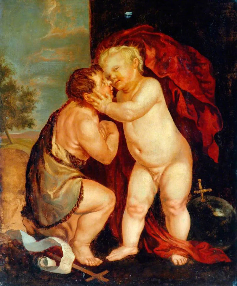 Dzieciątko Jezus i święty Jan Chrzciciel - Antoine van Dyck