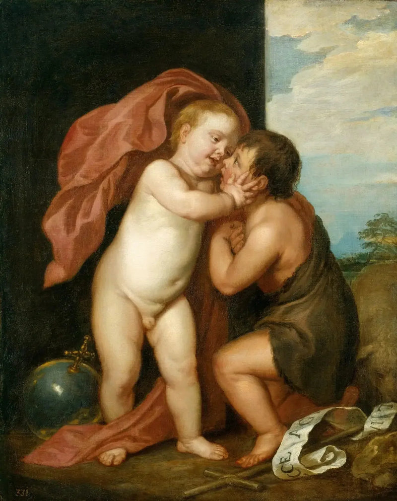 Dzieciątko Jezus i święty Jan Chrzciciel - Antoine van Dyck
