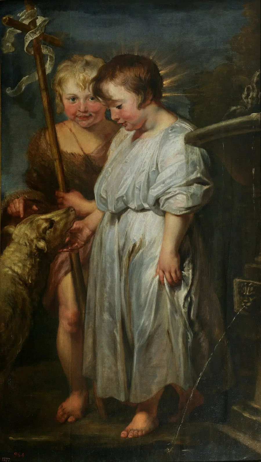 Dzieciątko Jezus, Święty Jan i Baranek - Antoine van Dyck