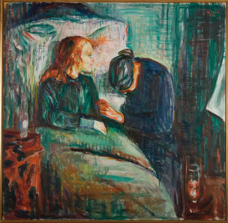 Chore dziecko - Edvard Munch