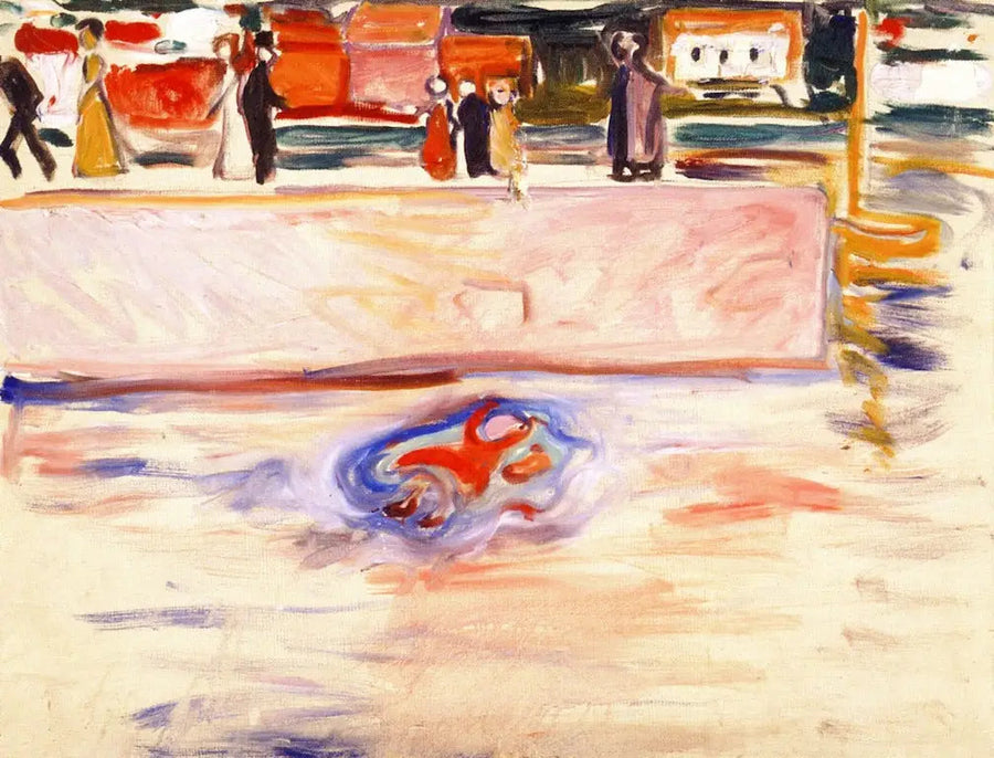 Dziecko tonące - Edvard Munch