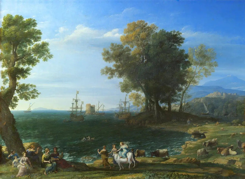 Porwanie Europy - Claude Lorrain