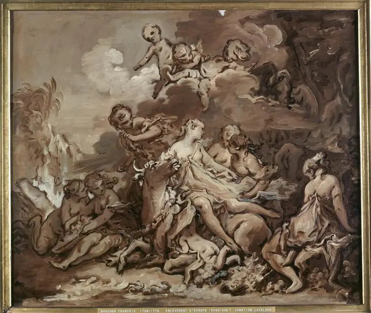 Usunięcie Europy - François Boucher