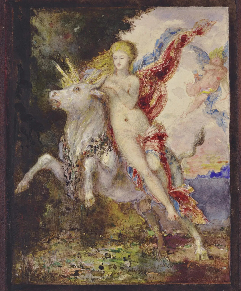 Usunięcie Europy - Gustave Moreau